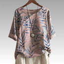 Christie | Button Detail Top for Women with Relaxed Fit